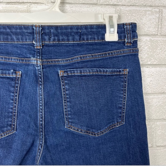 Pilcro and the Letterpress Anthropologie high waist cropped ankle jeans - Picture 4 of 9